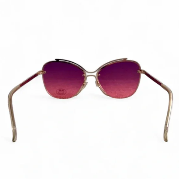 Fashion Nova Gradient Sunglasses - Pink and Purple - Picture 4 of 6